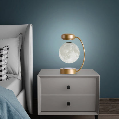 Magnetic Levitating 3D LED Moon Night Light