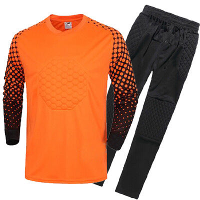 Goalkeeper Long Sleeve And Pants Suit For Soccer / Football