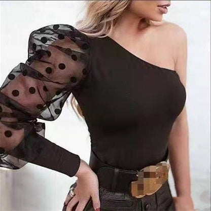 Wonderful Elegant One Shoulder T-shirts For Women