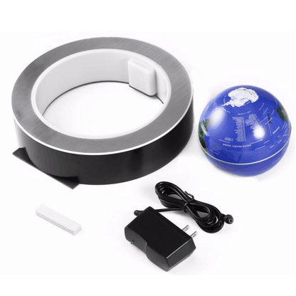 Fantastic World Map Floating Globe In Magnetic Levitation