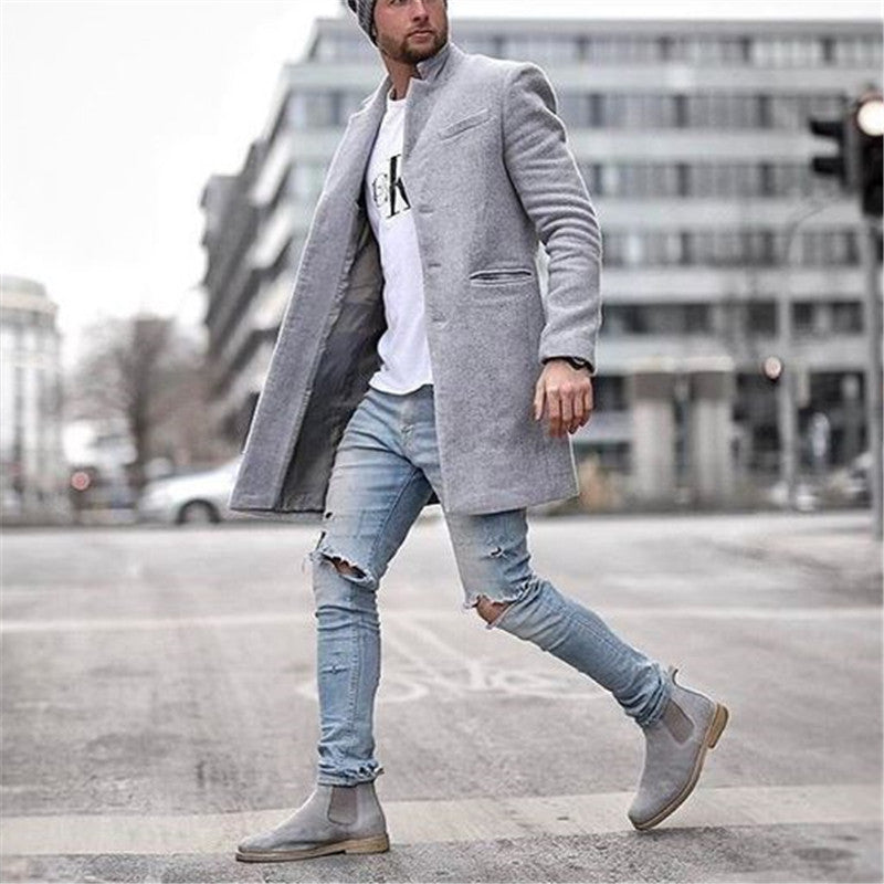 Fashionable Long Warm Coat