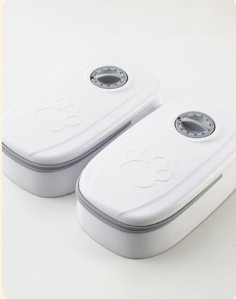 Automatic Pet Feeder Smart Food Dispenser For Cats Dogs Timer Stainless Steel Bowl Auto Dog Cat Pet Feeding Pets Supplies - A Trust Market