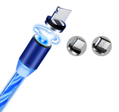 Flowing Light Magnetic Cable For Phones Charging
