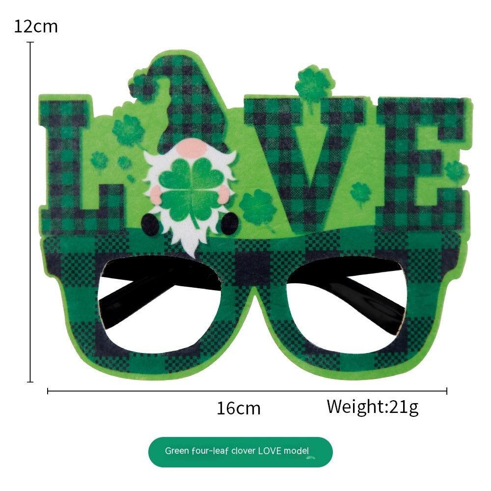 St. Patrick's Day. Irish Clover Glasses 👓☘️
