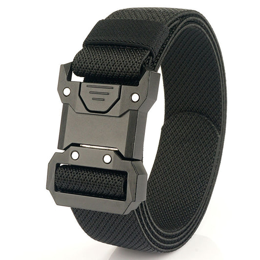 New Quick Release Buckle Braided Elastic Belt - A Trust Market