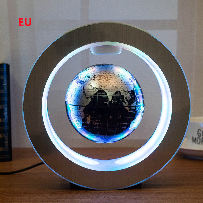 Fantastic World Map Floating Globe In Magnetic Levitation