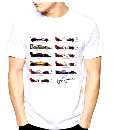 Brand New Fantastic Casual Senna Cars T Shirt (Sale 🚨)