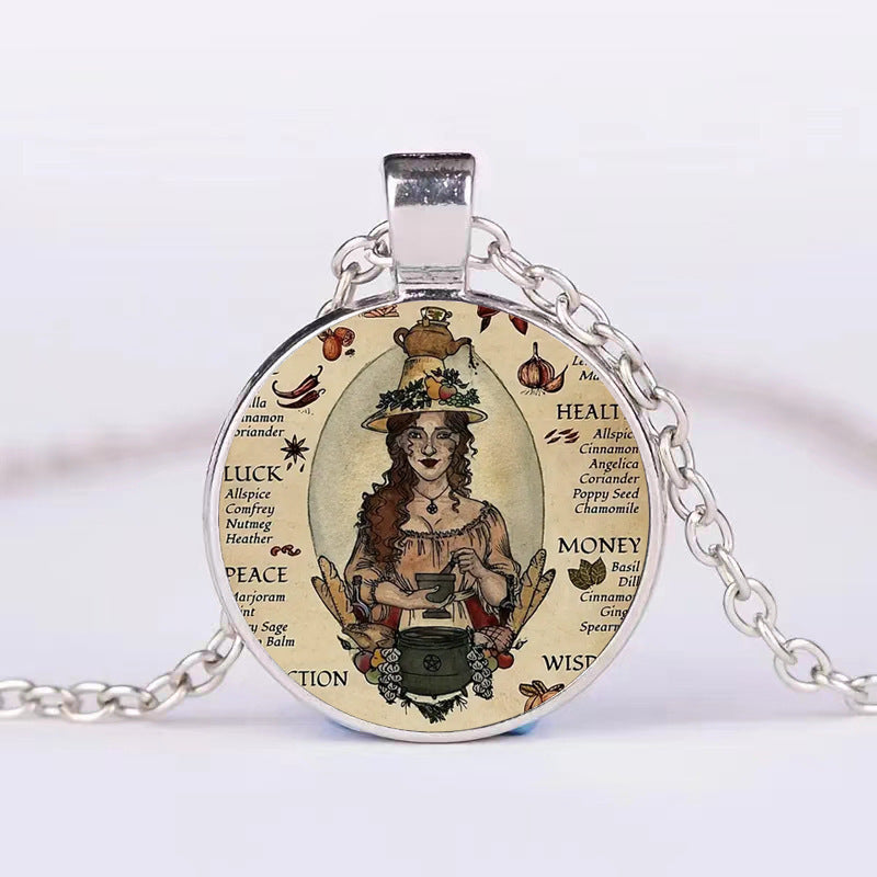 Beautiful Round Necklace For Halloween