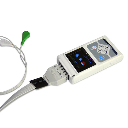 ECG Holter 12 Channel 12 Lead EKG System 24 Hours Multi Language Monitoring PC SW CE FDA (SALE 🚨)