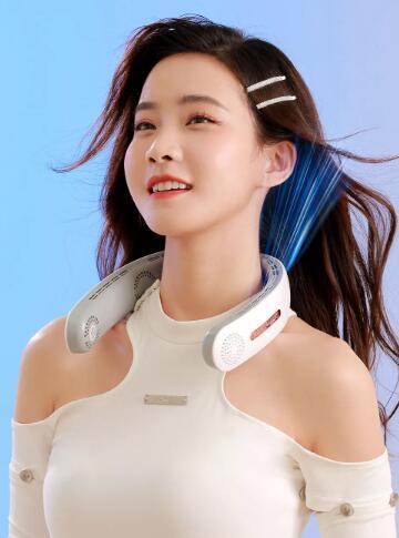 Folding Leafless Hanging Neck Fan