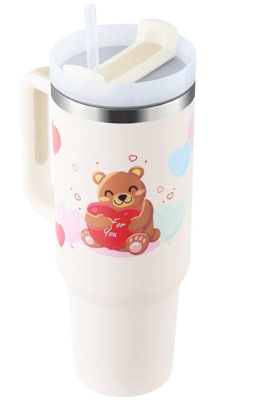 40Oz Stainless Steel Mug With Lid Tapered