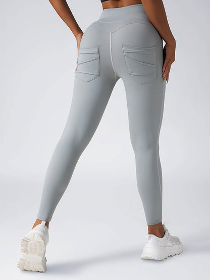 Comfortable 4 Pack Workout High Waisted Leggings For Women With Pockets (Sale 🚨)