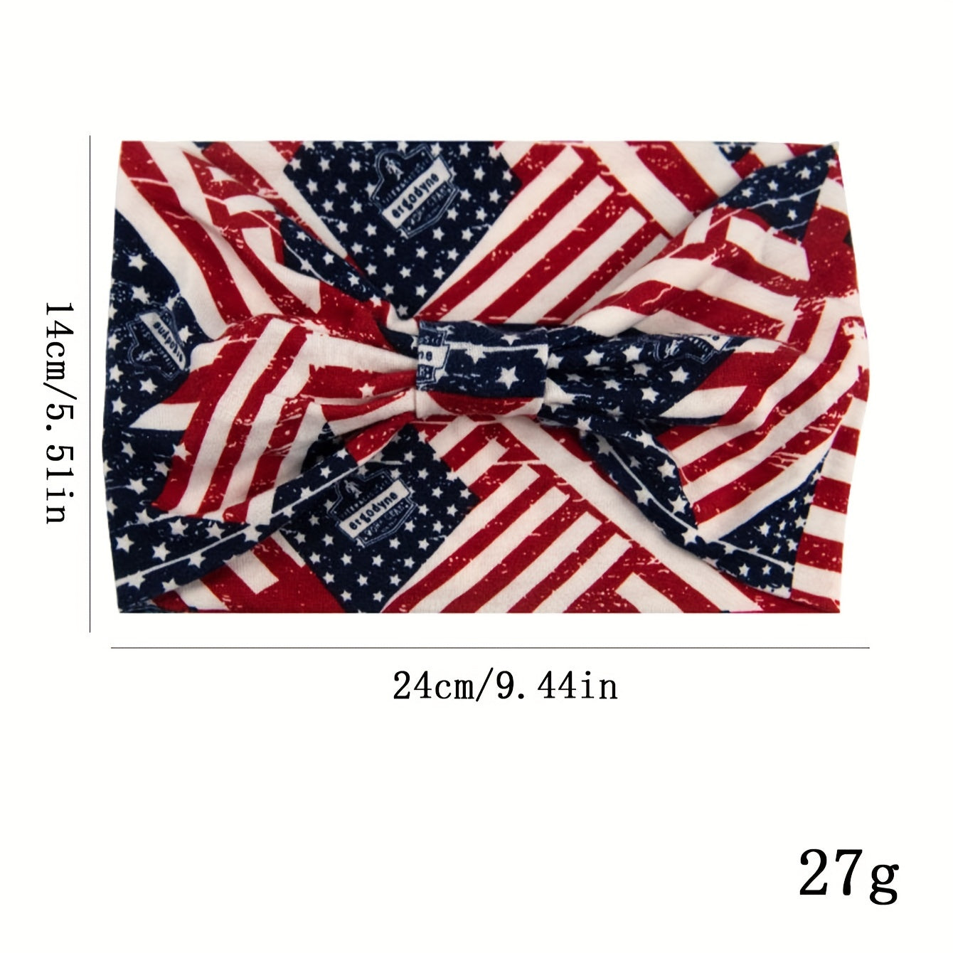 American Flag Headband. Non-Slip Hair Band