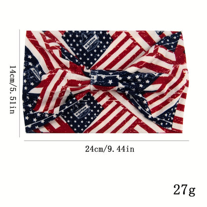 American Flag Headband. Non-Slip Hair Band