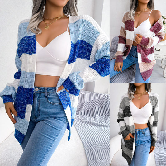 Casual Plaid Sweater for Women