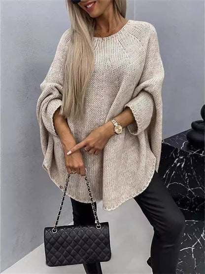 Winter Loose Batwing Sleeve Pullover