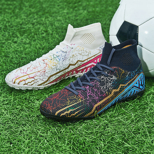 High-top Youth Short And Long Nail Soccer Shoes For Turf or Grass - A Trust Market