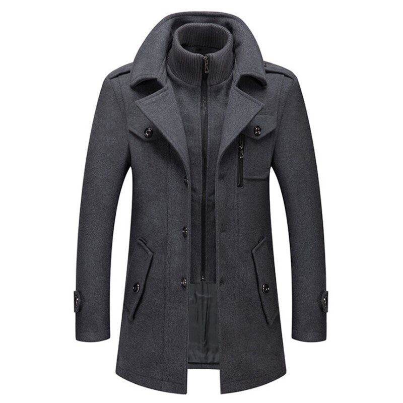Beautiful Cold-resistant Cotton and Woolen Jacket For Business Gentlemen (Sale 🚨)