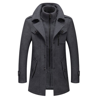 Beautiful Cold-resistant Cotton and Woolen Jacket For Business Gentlemen (Sale 🚨)
