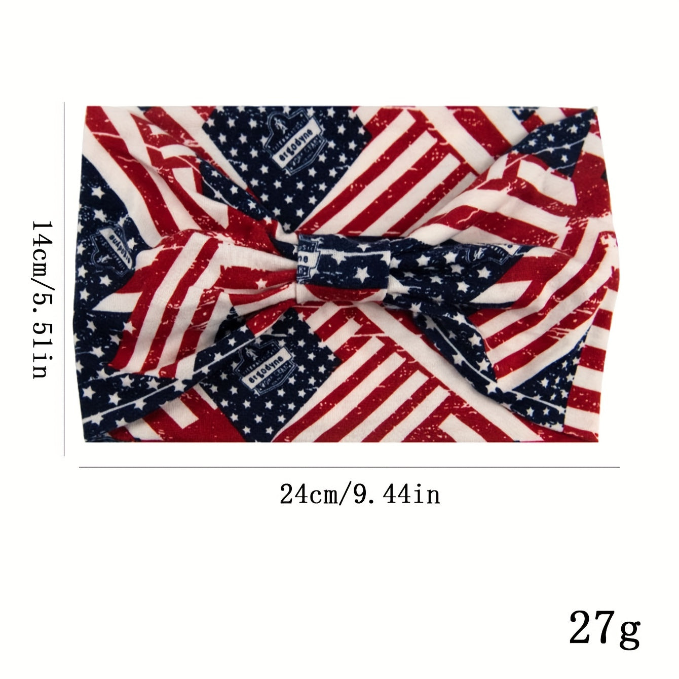American Flag Headband. Non-Slip Hair Band