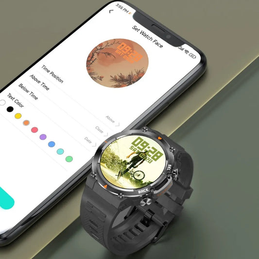 Great Big Screen Smartwatch AMOLED 1.43 inch for Sports And Your Routine - A Trust Market
