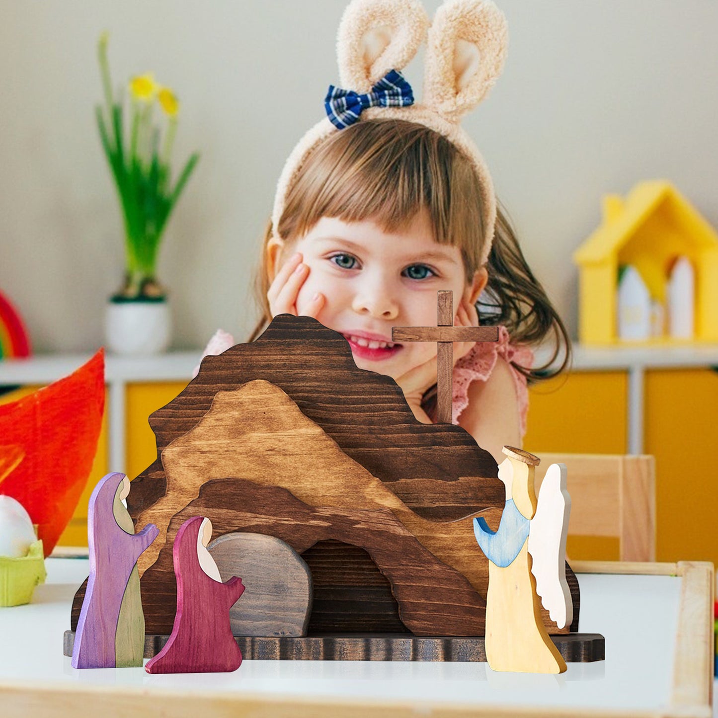 Wooden Easter Decoration