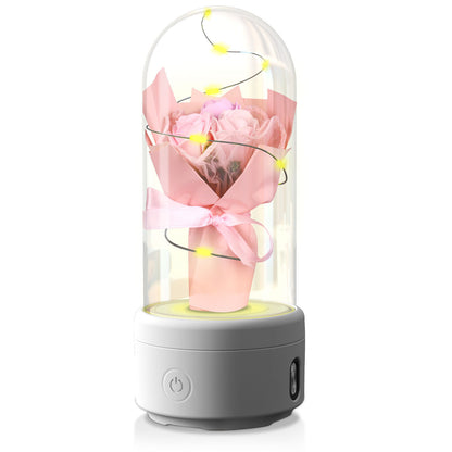 Creative 2 In 1 Bouquet LED Light And Bluetooth-compatible Speaker - A Trust Market