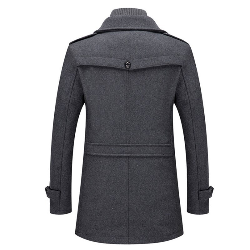 Beautiful Cold-resistant Cotton and Woolen Jacket For Business Gentlemen (Sale 🚨)