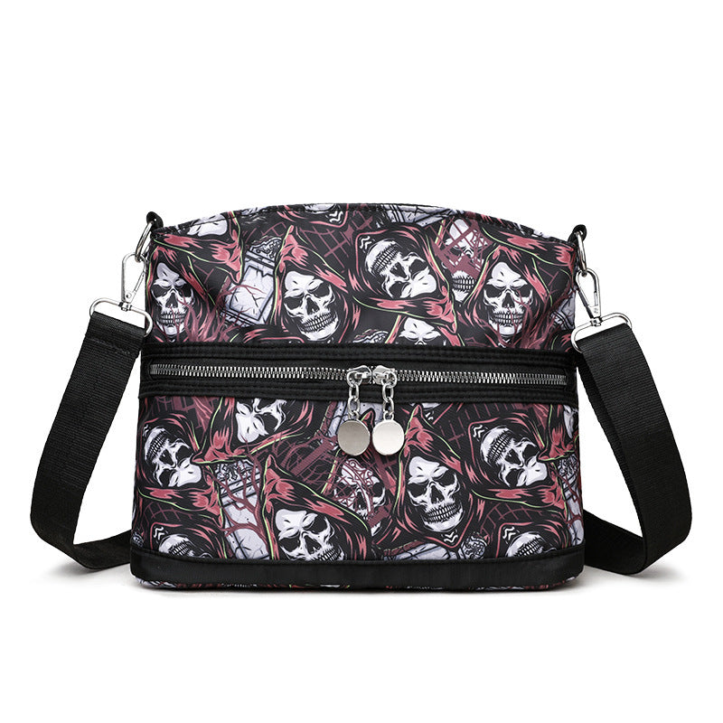 Halloween Skull Print Shoulder Bags - A Trust Market