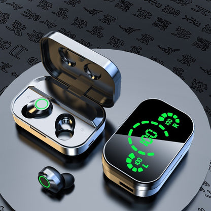Fantastic Wireless Bluetooth  Earphones With Large Screen Smart Digital Display