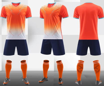 Gradient Short Sleeve Soccer/Football Jersey