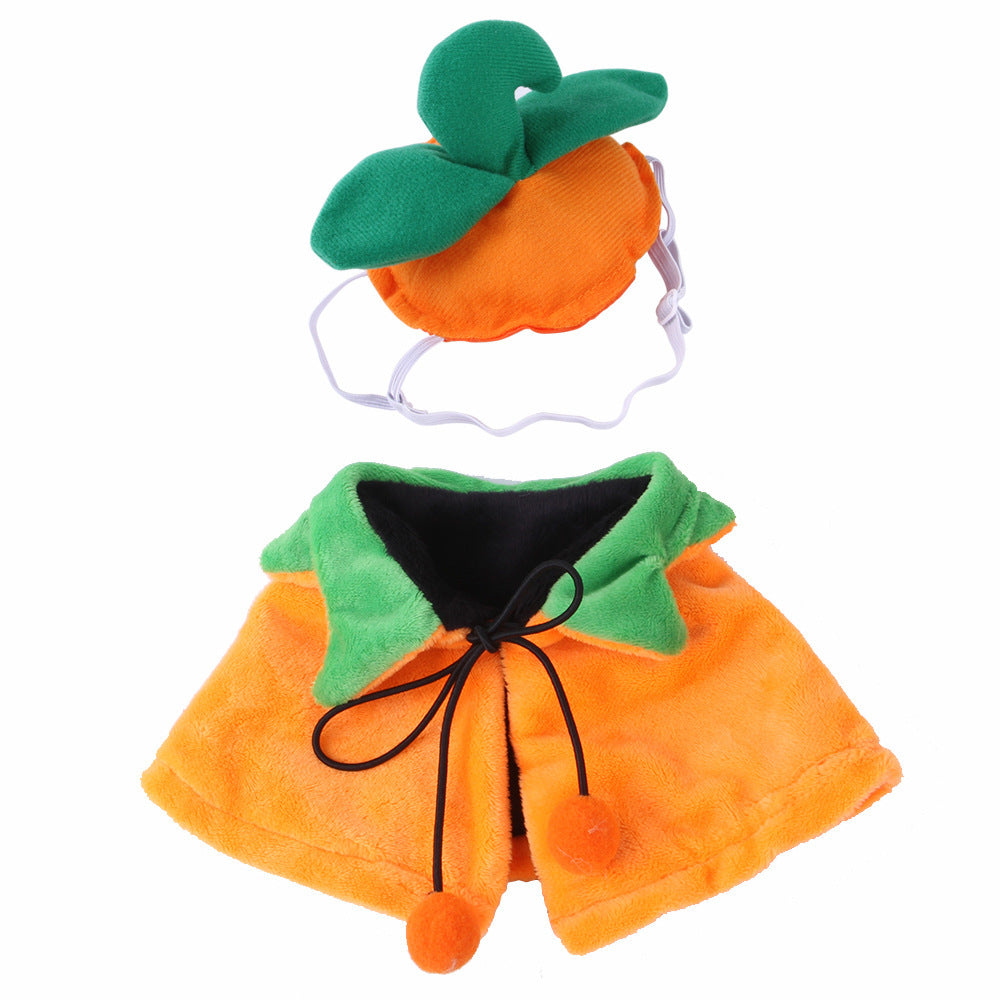 Cute Halloween Pumpkin Double-Sided Dog & Cat Cloak or Suit - A Trust Market