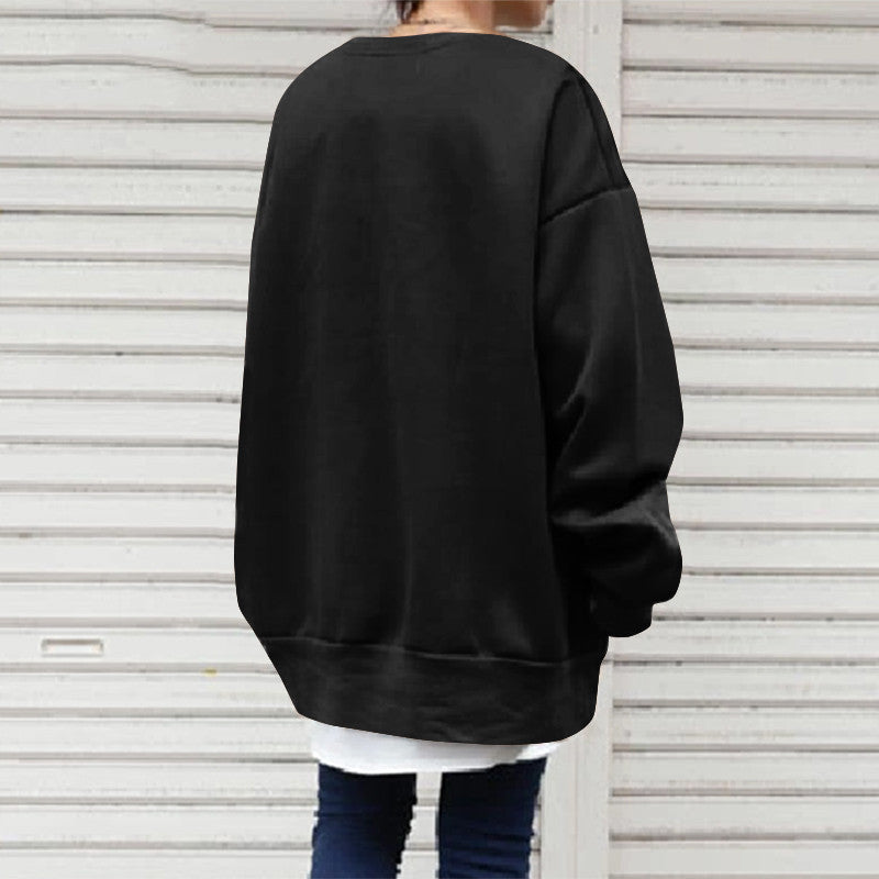 Fantastic Pullover Round Neck Loose Sweater