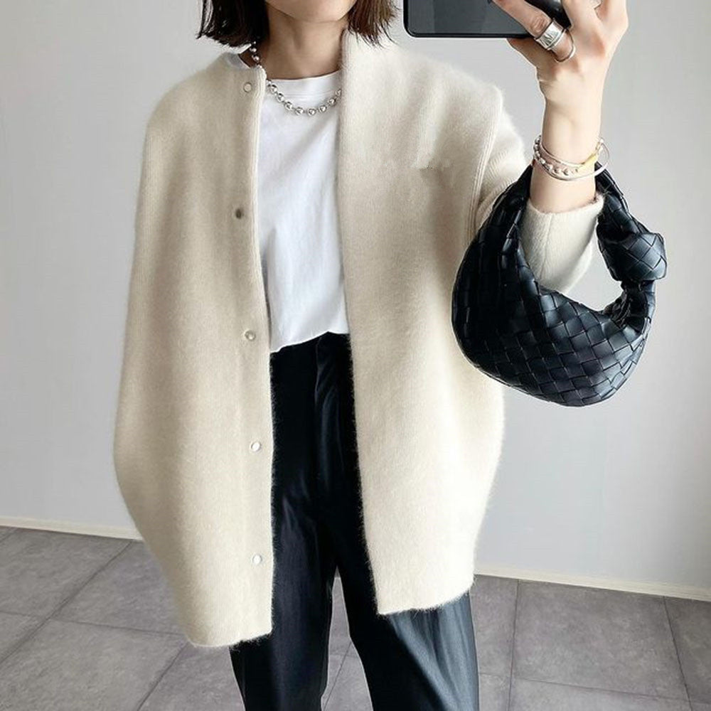 Fantastic Round Neck Jacket for Autumn And Winter