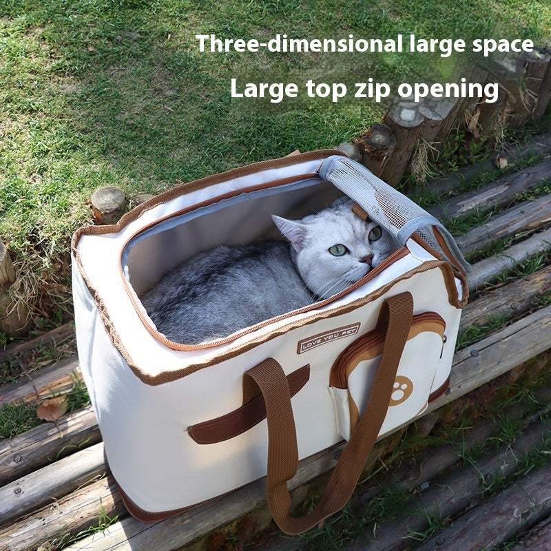 Safe Portable Dog or Cat Bag. Large Capacity, Breathable And Portable - A Trust Market