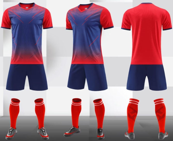 Gradient Short Sleeve Soccer/Football Jersey