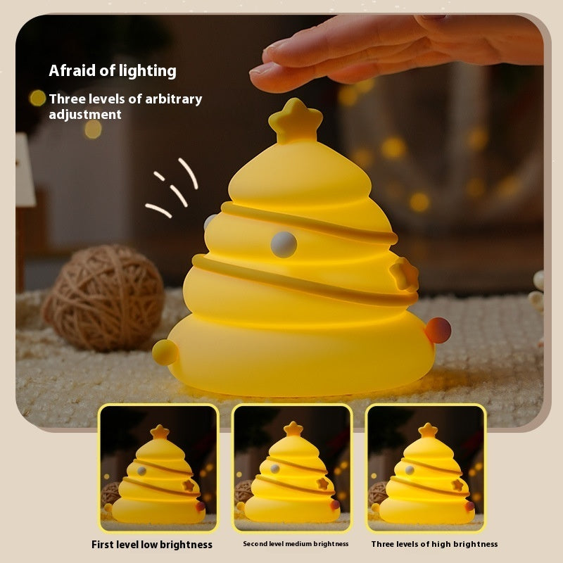 Cute Christmas Silicone Tree Night Lights