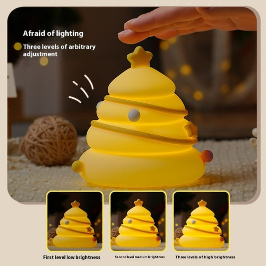 Cute Christmas Silicone Tree Night Lights