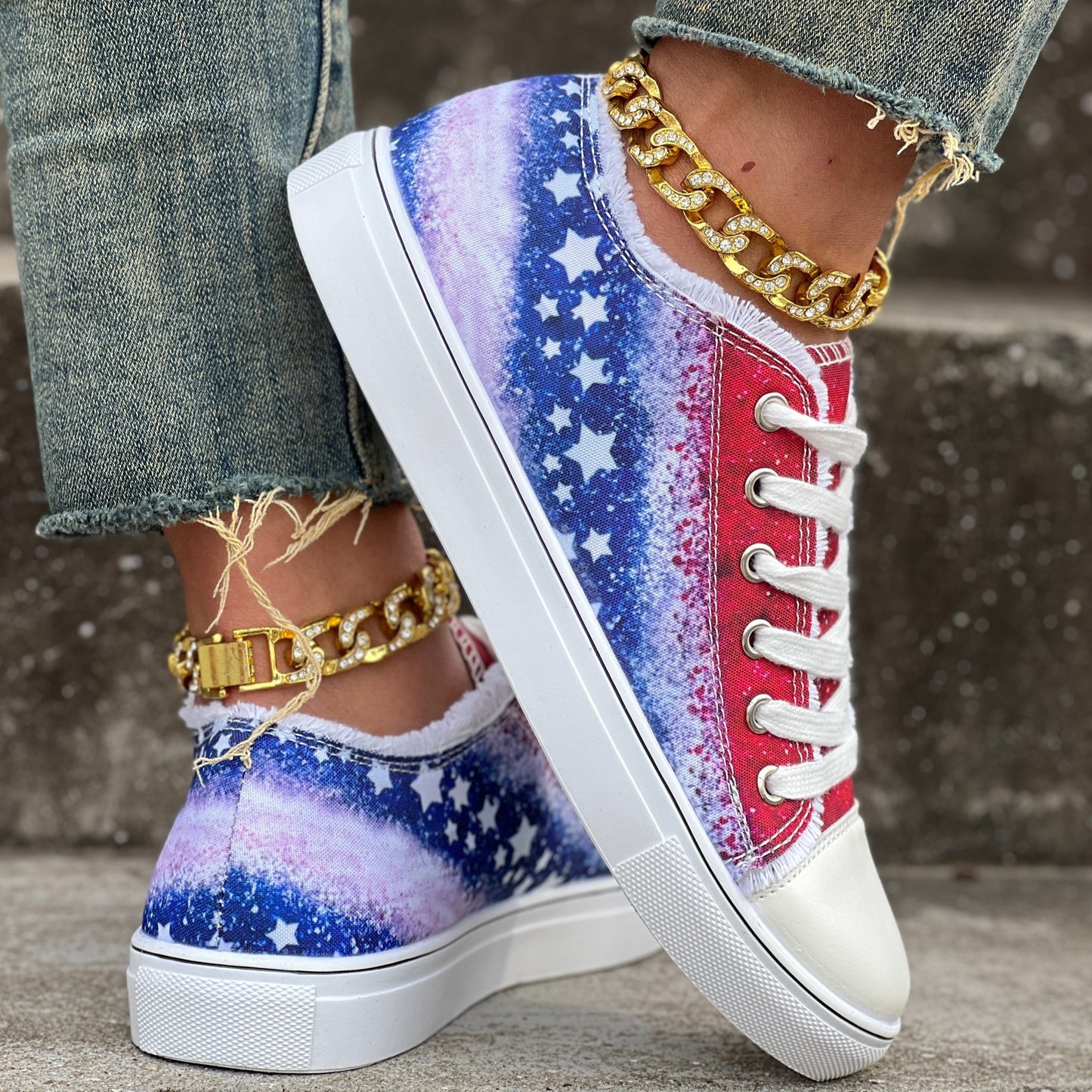 Wonderful Star Pattern Canvas Shoes 👟