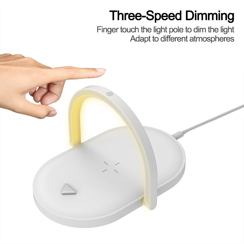 3 In 1 Foldable Wireless Charger Station. 15W Fast Charging