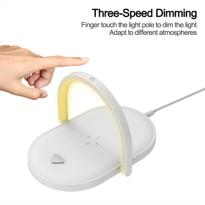 3 In 1 Foldable Wireless Charger Station. 15W Fast Charging