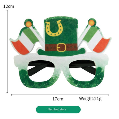St. Patrick's Day. Irish Clover Glasses 👓☘️