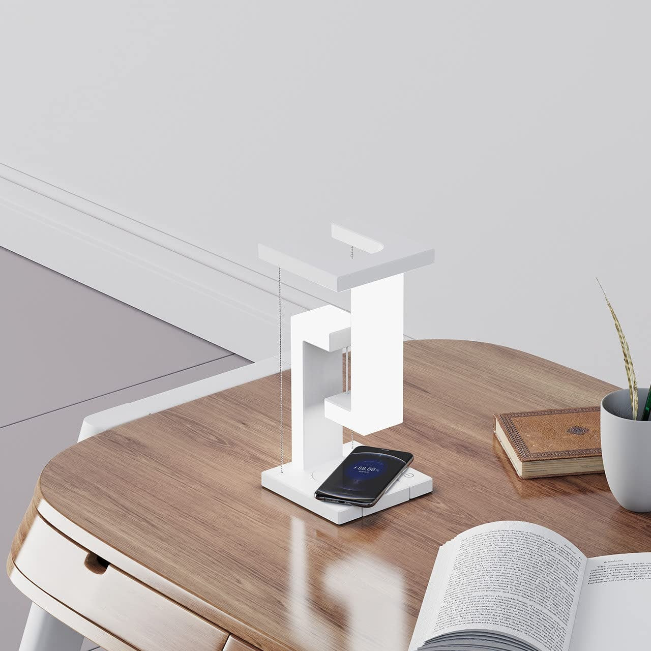 Impress Your Guests At Home/Office With This Creative Smartphone Wireless Charging Table