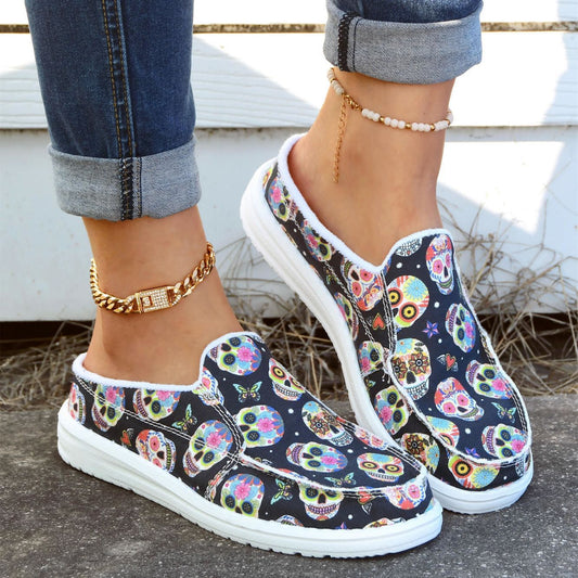 Spring And Summer Floral Cloth Shoes - A Trust Market
