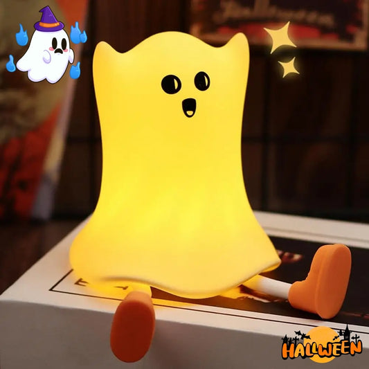 Very Cute Halloween Silicone Ghost With Touch Control - A Trust Market