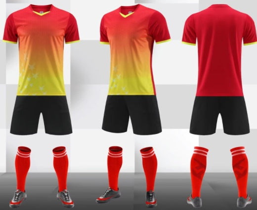 Gradient Short Sleeve Soccer/Football Jersey