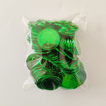 St. Patrick's Day. Lucky Coins Decoration ☘️🪙