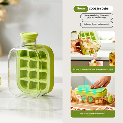 One-Click Molding Cooling Cup. Zero-Contact Design With Straw