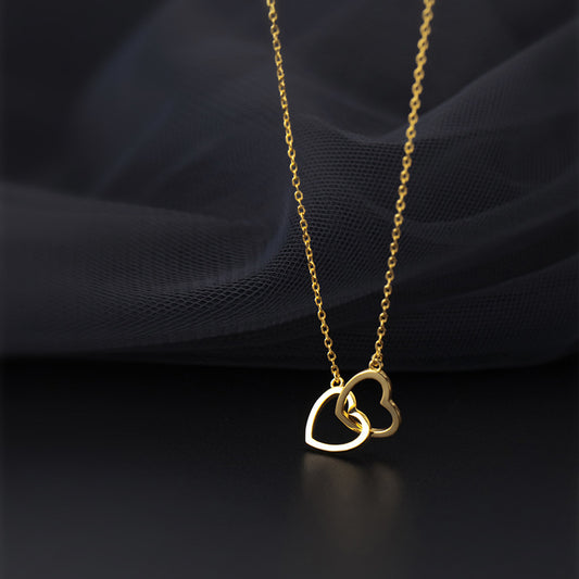 Beautiful Double Heart Necklace 💕