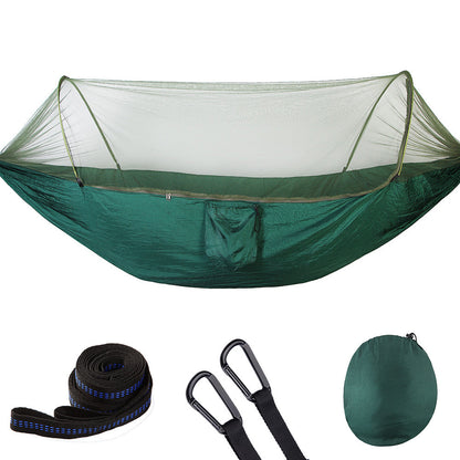 Fully Automatic Quick Opening Hammock With Mosquito Net - A Trust Market